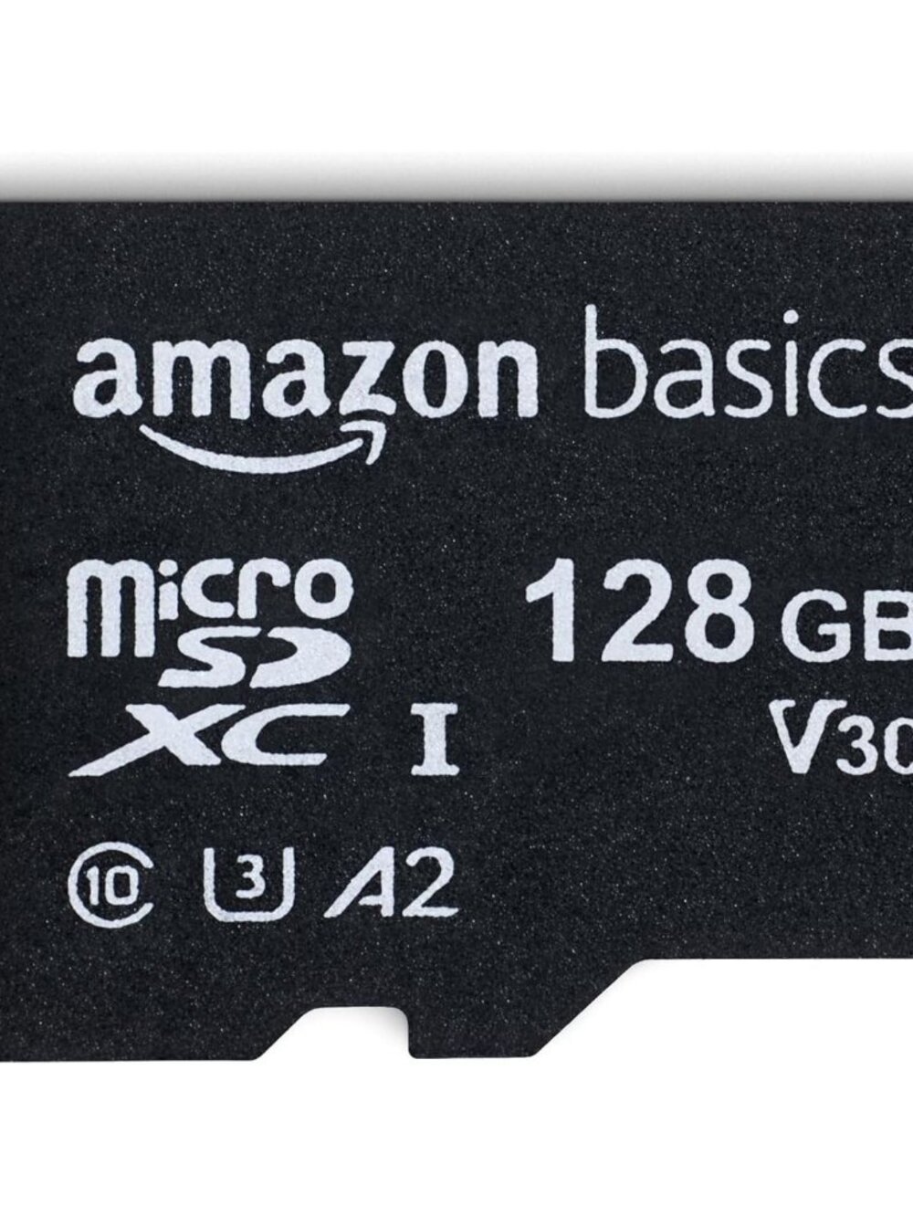 Amazon Basics microSDXC Memory Card with Full Size Adapter, A2, U3, Read Speed u